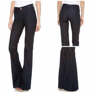 MIH MARRAKESH JEANS MID RISE KICK FLARE RAW